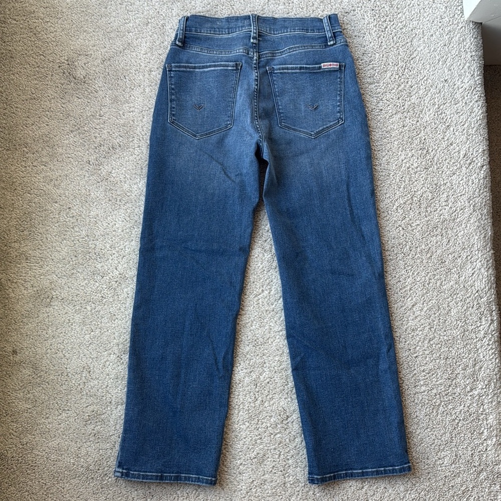 Hudson Noa High Waist Crop Straight Leg Jeans | Size 24 | Jupiter Wash - Picture 5 of 10
